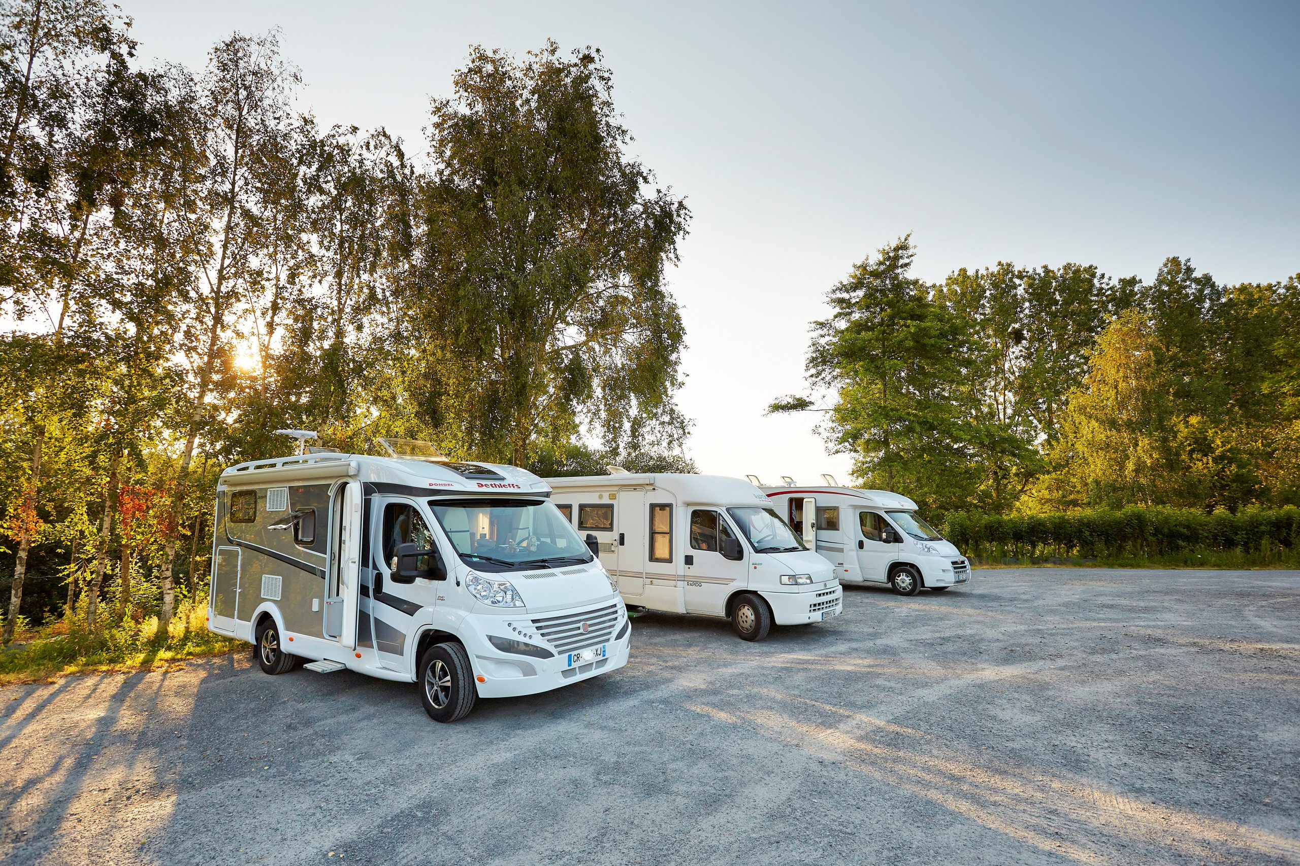 Aire camping-car - Crédit photo Alexandre Lamoureux